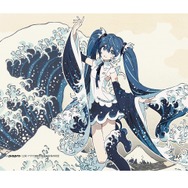 ミク、ルカ、MEIKOたちが浮世絵で描かれる♪ 初音ミク×葛飾北斎が再びコラボ！ 人気イラストレーター・Rella描き下ろしビジュアルの新グッズ登場