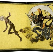 エヴァ浮世絵屏風「EVANGELION 風神雷神図屏風～風神図：Mark.06／カヲル」