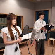 矢吹奈子、小野賢章／『縁の手紙』アフレコ
