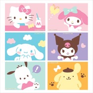 チューリップ畑で砂絵づくり