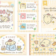 「じゅん×ポムポムプリン with チームプリン」ミニフェア イラストカード（全5種）