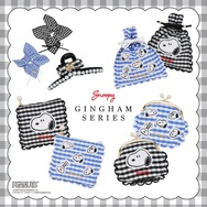 粧美堂【PEANUTS】スヌーピー ギンガムチェックシリーズ 　