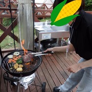 BBQの様子