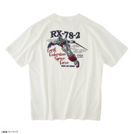 STRICT-G『機動戦士ガンダム』刺繍Tシャツ RX-78-2 GUNDAM.Ver2（ホワイト）