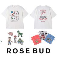 ウッディ＆バズ＆ジェシーが仲良くデザイン♪ 「トイ・ストーリー」ROSE BUDコレクション登場！ 名シーンTシャツやポーチなど遊び心あふれるアイテムがラインナップ♪
