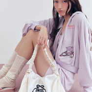 【SNIDEL HOME】クロミ サテン刺繍トートバッグ