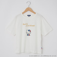 ハローキティトリコロールプリントＴシャツ