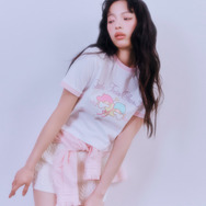 【リトルツインスターズ（キキ＆ララ）】ビジューTシャツ
