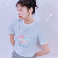 【リトルツインスターズ（キキ＆ララ）】ビジューTシャツ