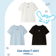 【シナモロール】ラインストーンTシャツ