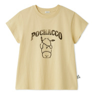 【ポチャッコ】カレッジプリントコンパクトTシャツ