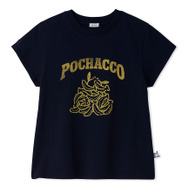 【ポチャッコ】カレッジプリントコンパクトTシャツ