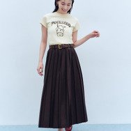 【ポチャッコ】カレッジプリントコンパクトTシャツ
