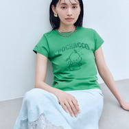 【ポチャッコ】カレッジプリントコンパクトTシャツ