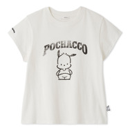 【ポチャッコ】カレッジプリントコンパクトTシャツ