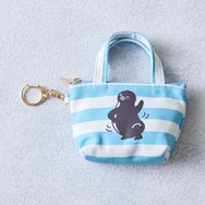 Suicaのペンギン ストライプ柄ミニトートチャーム