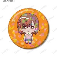 御坂美琴 ちょこんと！ 75mmホログラム缶バッジ AMNIBUS＆アニメイト限定特典