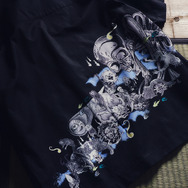 水木しげる×グラニフ　「鬼太郎と目玉おやじ｜百鬼夜行｜ビッグシルエット半袖シャツ」イメージ