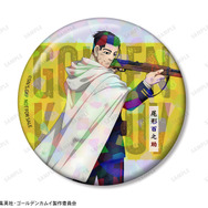 描き下ろし 尾形百之助 戦う背中ver. 75mmホログラム缶バッジ イベント限定特典