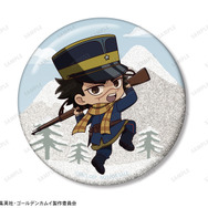 杉元佐一 ちびキャラ 戦う背中ver. 75mmグリッター缶バッジ イベント限定特典