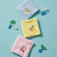 ワンポイント刺繍タオルハンカチ