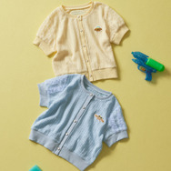 KIDS 透かしカットソーカーディガン