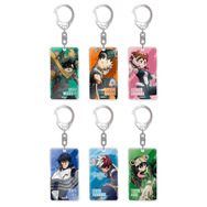 「僕のヒーローアカデミア キャラポップストア」箔入りアクリルキーホルダー（2023）　全6種