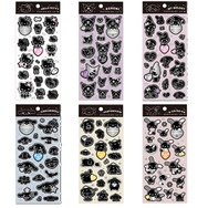 サンリオキャラクターズ　モノクロシリーズ　キラキララインストーンシール【価格】480円（税込528円）