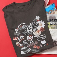 “HELLO KITTY”コラージュ プリントTシャツ　¥5,995 tax in