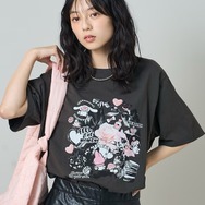 サンリオキャラクターズコラージュプリントＴシャツ　¥5,995 tax in