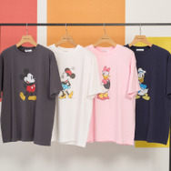 【Mickey＆Friends】フロントバックプリントTシャツ
