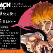 「BLEACH 千年血戦篇」一護と雨竜の戦いを“浮世絵”で表現！江戸切子、若狭塗箸、あぶらとり紙など伝統工芸コラボ第2弾登場【8月5日～】