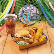 ローのチキン＆カレー・ライスバーガーセット