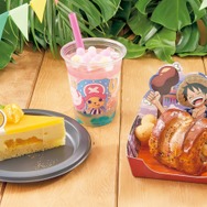 ルフィの肉ー！ ラズベリー＆塩キャラメルムースほか