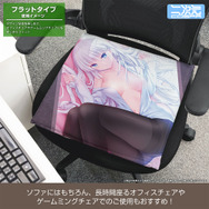 『Summer Pockets REFLECTION BLUE』鳴瀬しろは 両面プリントクッションカバー（使用イメージ）
