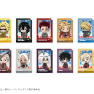 トレーディングカード型キーホルダー(Aグループ全13種/Bグループ全10種)800円(税込)