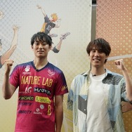 メディア向け発表会・内覧会 柳田将洋選手、須貝駿貴