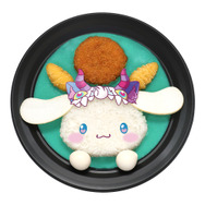 シナモロールの仮装Fight☆メンチカツブルーカレー