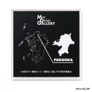 TVアニメ『【推しの子】』× Map Design GALLERY　「アクリルマグネット」福岡県はルビーと博多駅周辺の地図