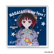 TVアニメ『【推しの子】』× Map Design GALLERY　「アクリルマグネット」長崎県は有馬かなと長崎駅周辺の地図