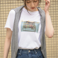 LIFE / Flower Photo T-SHIRT