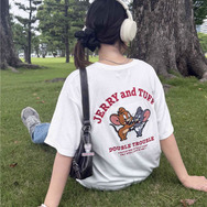 アクリルキーホルダー付トムとジェリーTシャツ(Q10950-12)