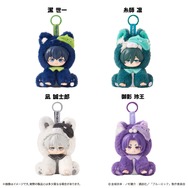 「ブルーロック」潔、凛、凪、玲王がふわふわカワイイぬいに！カラビナ付きで持ち歩けるのも嬉しい♪