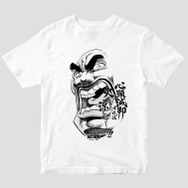 塾長 江田島平八 心頭滅却 Tシャツ（white）