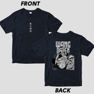 王大人 死亡確認 Tシャツ（両面）（navy）