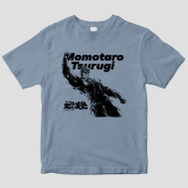 一号生筆頭 剣桃太郎 Tシャツ（acid blue）