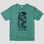 鎮守直廊三人衆 男爵ディーノTシャツ Type A （hazy green)