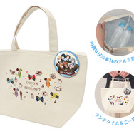 ココス限定缶バッジ付きランチバッグ