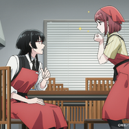 夏アニメ『スーパーの裏でヤニ吸うふたり』7本目（第7話）「スーパーの裏と夏の終わり」先行カット