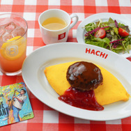 ＜マゴハチキッチン＞ハンバーグオムライスSET3,000円